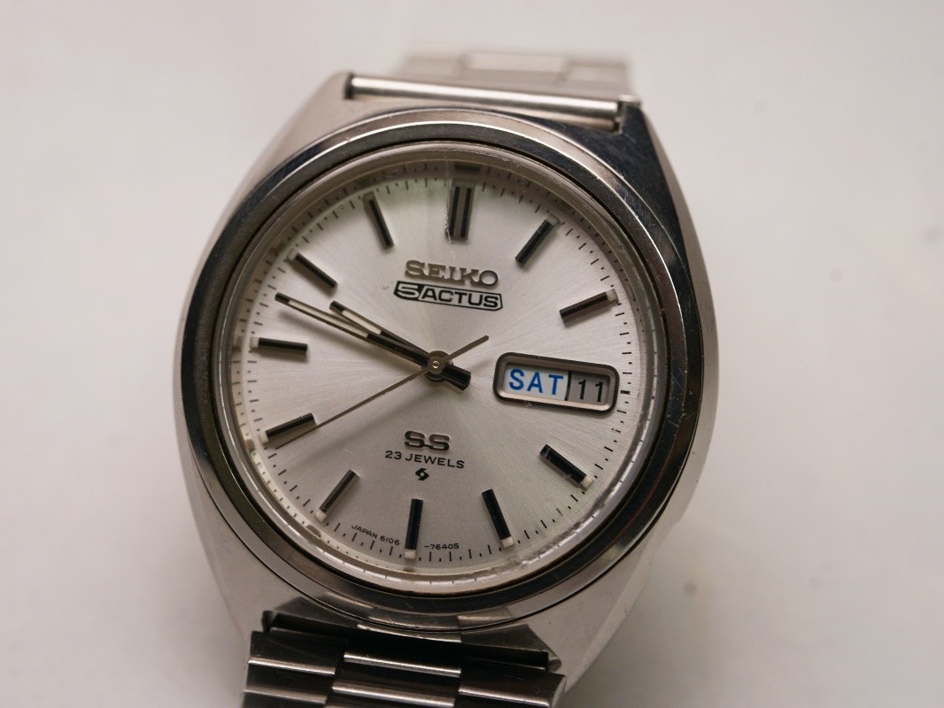 Vintage SEIKO 5 ACTUS SS 6106-7520 Automatic 23J