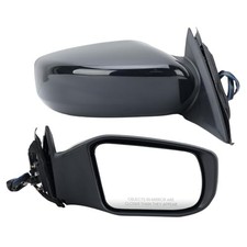 Right Passenger Black Side Mirror Compatible with Nissan Altima 2013 R-Black