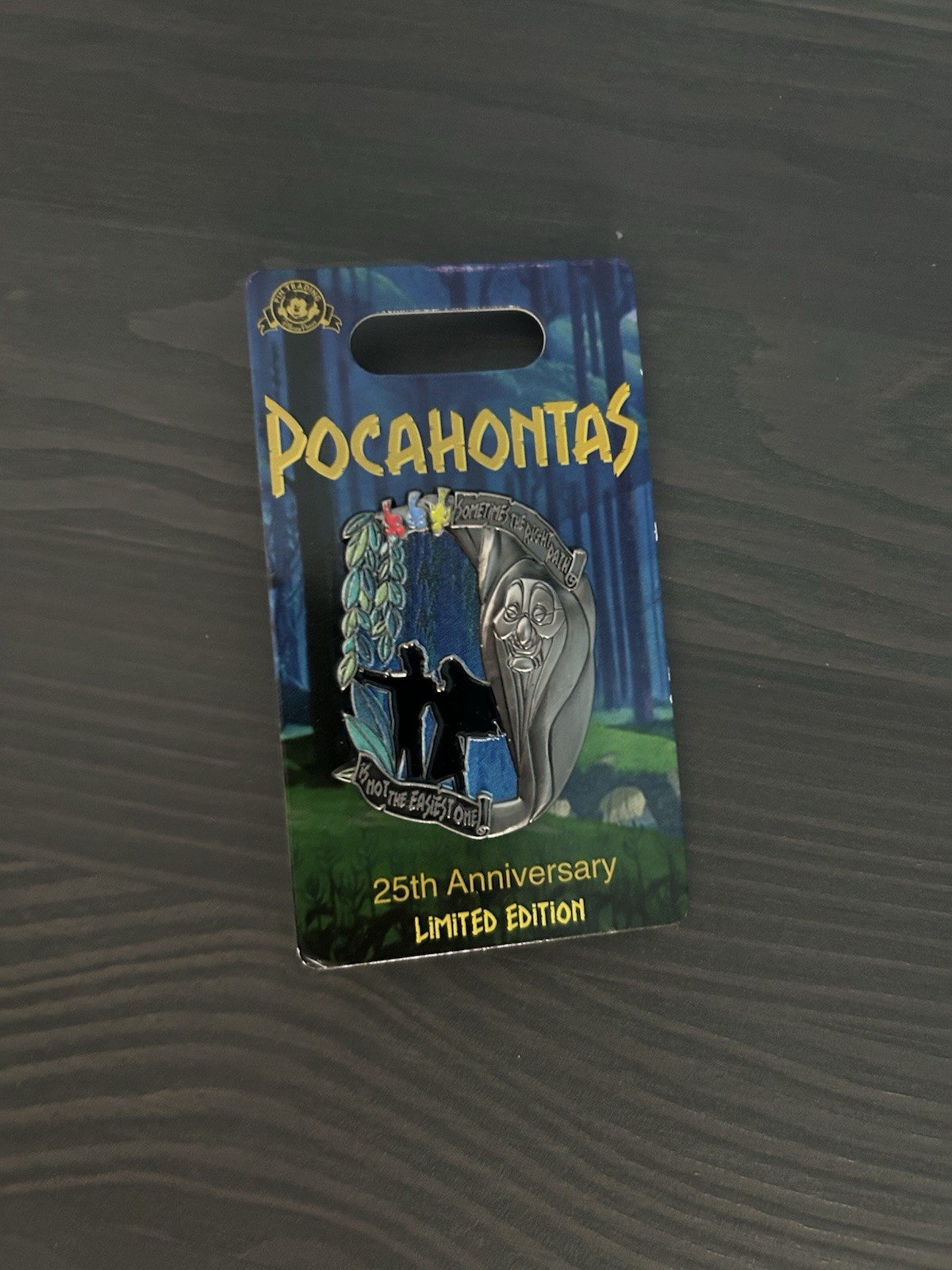Pocahontas LE 25th Anniversary Pin