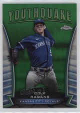 2024 Topps Chrome Youthquake Green Refractor 52/99 Cole Ragans #YQ-48 ez6