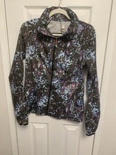 Lululemon Women's Define Hooded Jacket Full Zip Floral Sport Purple Multi Size 6