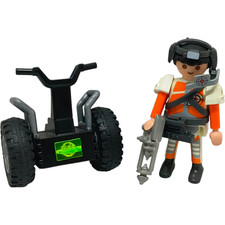 sympa agent secret et gyropode  Playmobil ( top agent  ) 0635