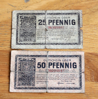 25 50Pf. Kompl. Höchst am Main/Hes
