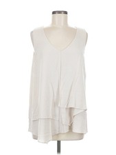 Karen Kane Women Ivory Sleeveless Blouse M