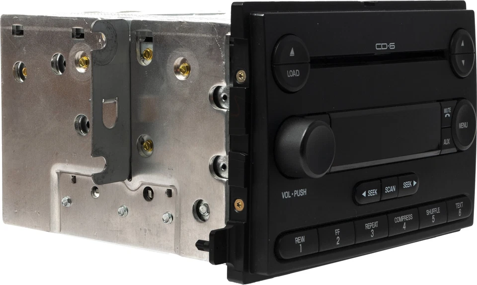 2005 Ford Freestar AMFM Radio Receiver 6 Disc CD Player Part Number 5F2T18C815AA - Image 3 of 4