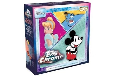 Sealed 2026 Chrome Disney Mega Box Topps