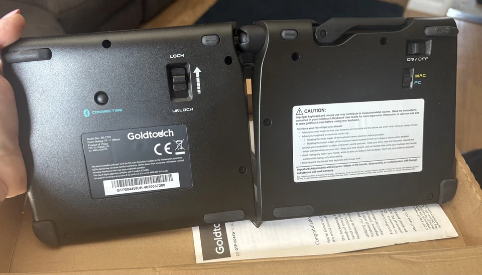 Goldtouch Ergonomic Keyboard Go 2 Wireless Bluetooth Mobile Keyboard - Image 4 of 4