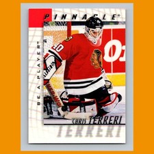 Chris Terreri #30 1997-98 Pinnacle Be a Player Chicago Blackhawks Hockey Card