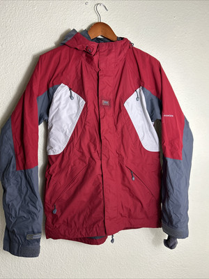 Helly Hansen Women's Small Red Helly Tech XP Ski Snowboard Full Zip Hood Jacket