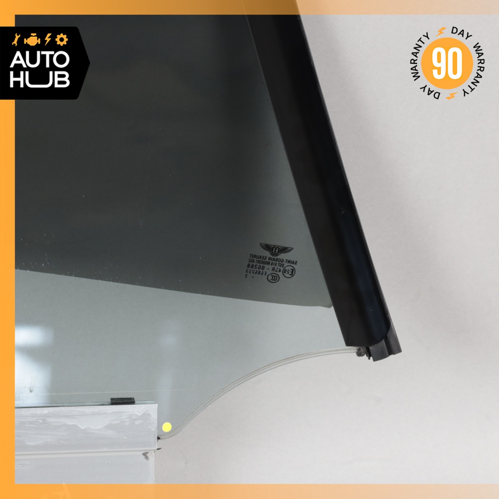 Bentley Continental GT 2003-2010 REAR+LEFT Quarter glass P/N 3W8845297D