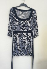 H&M Grey Mix Viscose Jersey Maternity Tunic Top Size L