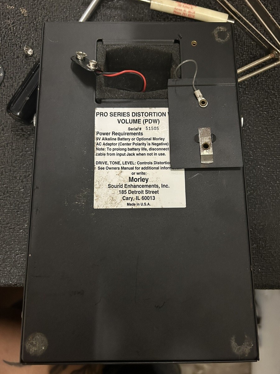 1992 MORLEY Pro Serie PDW Guitar Effect Distortion Wah 1990's