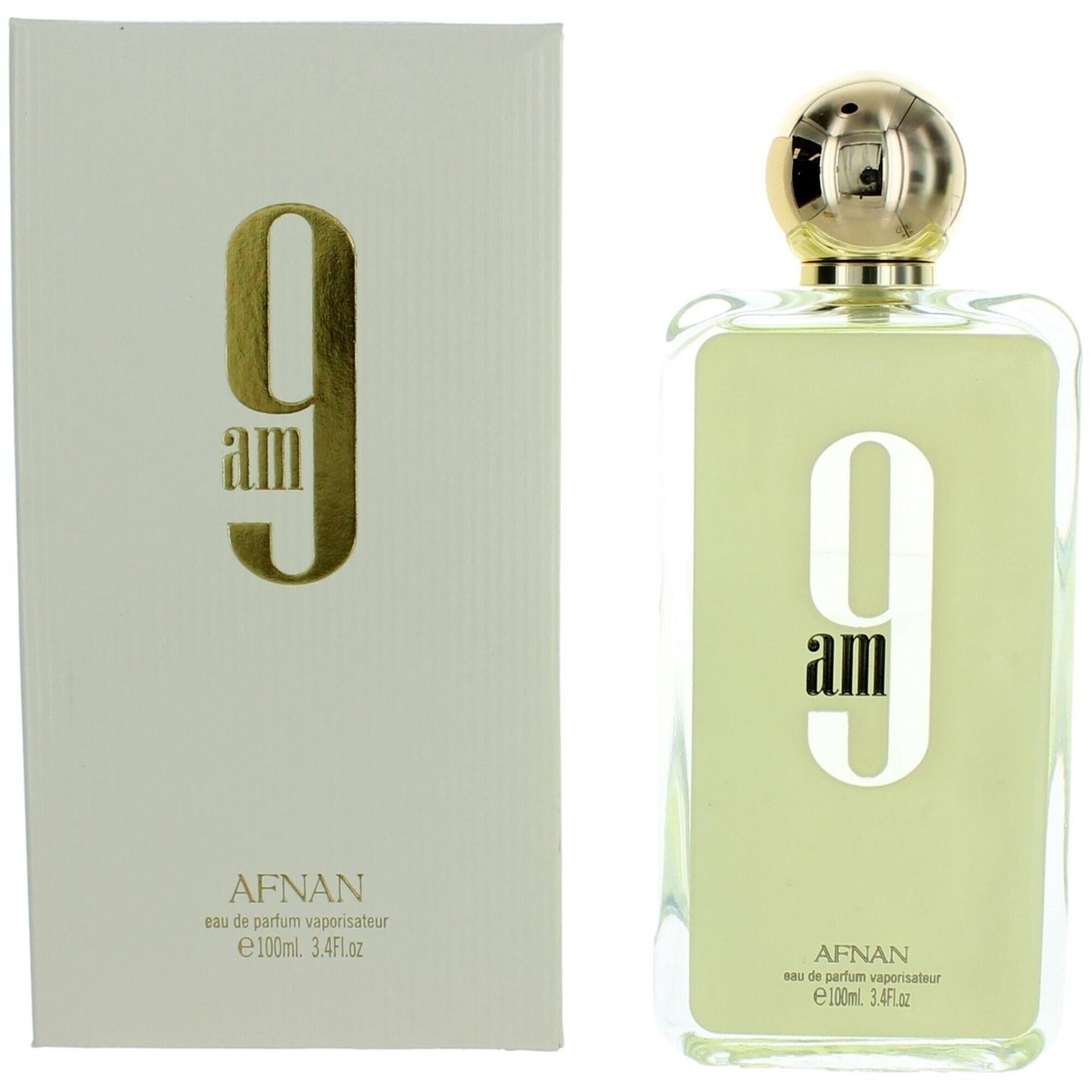 Afnan Men's Eau De Parfum Spray 9 AM Light and Fresh Earthy