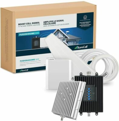 #ad SureCall Fusion4HomeMax Most Powerful Cell Signal Booster Suburban Rural Homes $350.00