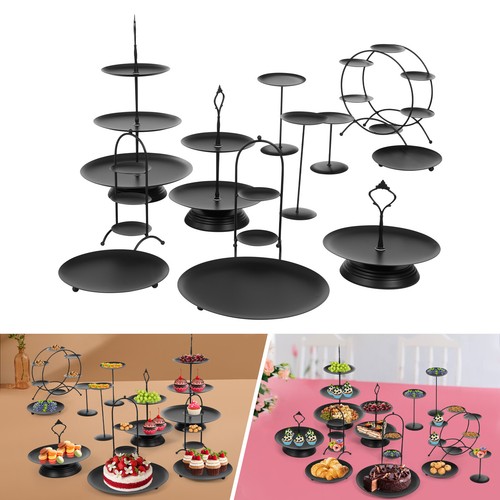 12pcs Round Cupcake Dessert Display Stand Fruits Snack Holder Party Events Decor