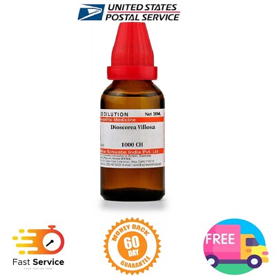 Willmar Schwabe Homeopathy Dioscorea Villosa (30 ML) (Select Potency)