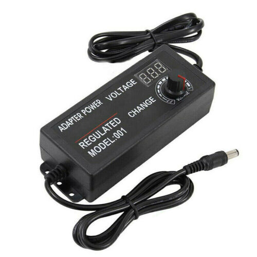 Ajustable AC / DC 3V-12V 9V-24V Interruptor Universal Adaptador Cargador Fuente de alimentación