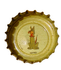 VINTAGE RARE TOY MEXICAN BOTTLE CAPS PEPSI HANNA BARBERA MOD2