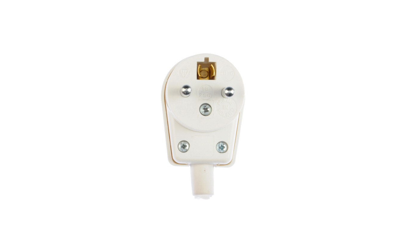 Angled plug with grounding 16A 250V WB-6 3300-00 /T2UK