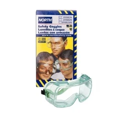 North Safety Clear Anti-Fog Anti-Static Scratch-Resistant Protective Goggles