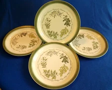 Vintage Thymeless Herbs ~ Corelle by Corning ~  Dinner Plates 10.25" Set of 4