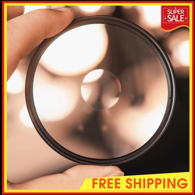 Soft Focus Filter Optical Glass Center Spot Filter for Photographer Beginner