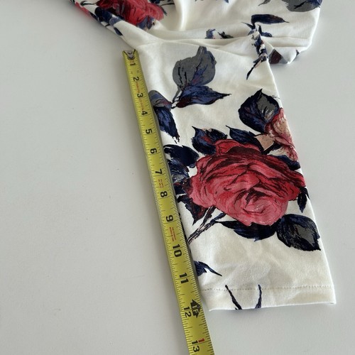 VTG Numoco Floral Fit & Flare Dress XL White Multicolor Office Wedding Date Nigh - Picture 5 of 12