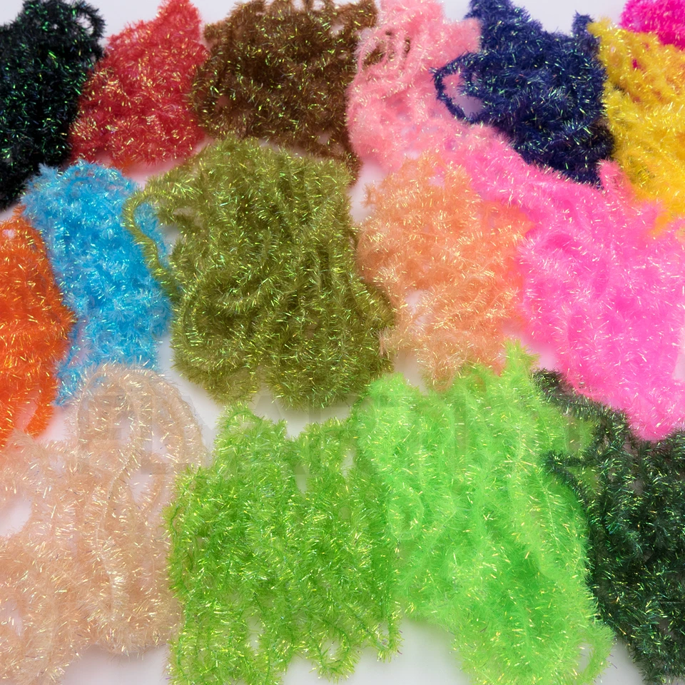 HARELINE DUBBIN, INC. CACTUS CHENILLE - Hareline Fly Tying & Jig Material - Midge, Medium, Large NEW!