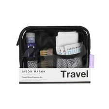 BUNDLE X 2 JASON MARKK TRAVEL KIT SHOE CLEANER BRUSH TOWEL QUICK WIPES