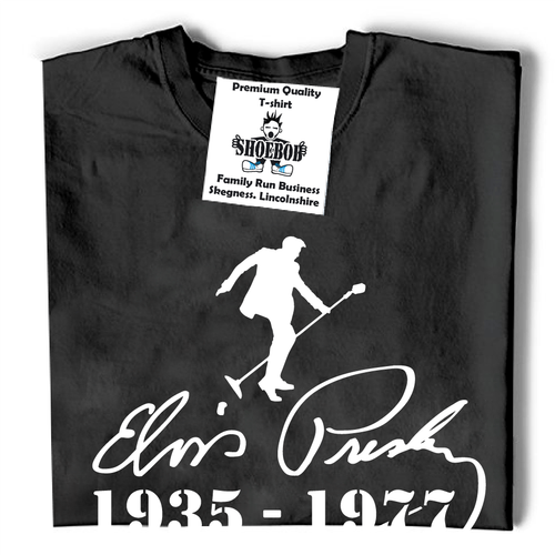 Elvis Presley Memorial t shirt 1935 - 1977 The King Unisex T-Shirt Retro elvis - Picture 2 of 13