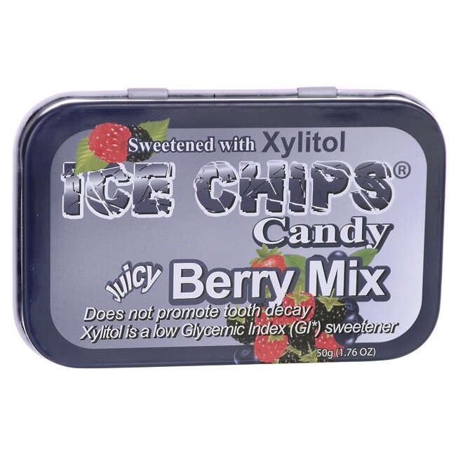 Смесь Ice Chips Candy Juicy Berry Mix, 1,76 унции, упаковка