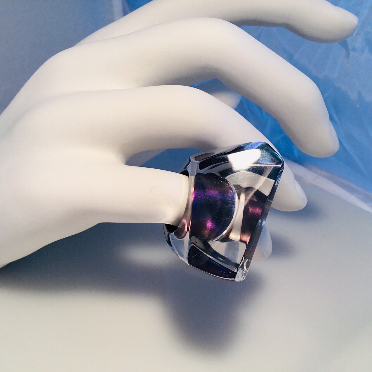 NWT ALEXIS BITTAR FACETED COCKTAIL RING SIZE