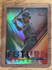 2021 Bowman's Best Future Vibrance #BFV-20 Wilman Diaz Los Angeles Dodgers