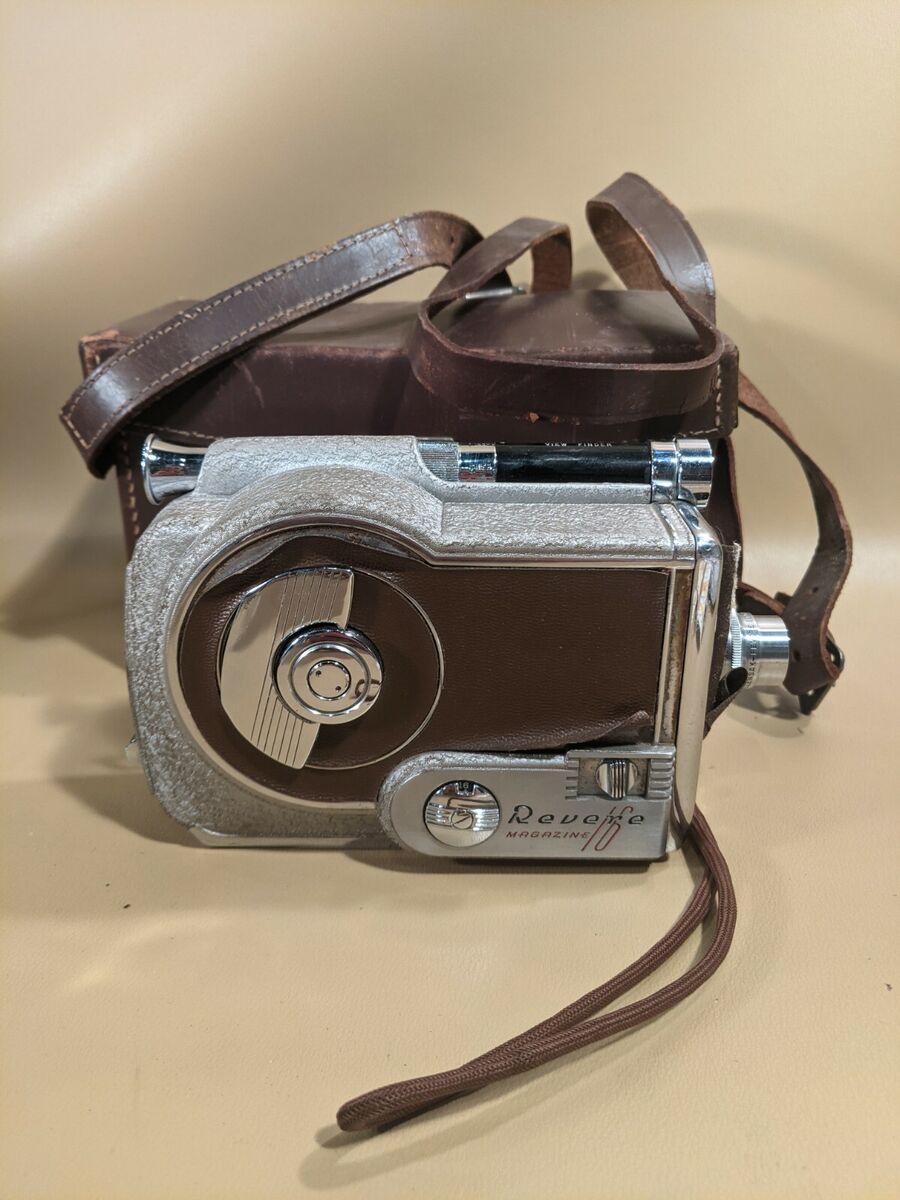 Vintage Revere 16mm Magazine Load Camera With Carrier | eBay Vintage Revere 16mm Magazine Load Camera With Carrier | eBay