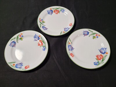 3 Corelle Fresh Cut 7 1/4'' Bread and Butter Plates
