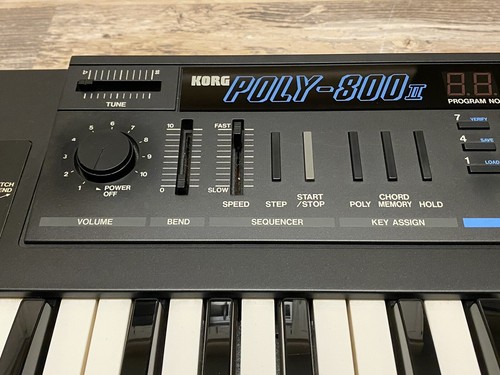 Korg Poly-800 II Additive Square Waveform Polyphonic Synthesizer 49 Keys Clean - Picture 8 of 16