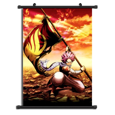 Poster Hot Anime Fairy Tail Art Home Wall Scroll Decor Otaku Gifts 60*90CM #19