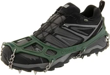 Kahtoola MICROspikes -snow, ice, trail hiking crampons - GREEN, SMALL