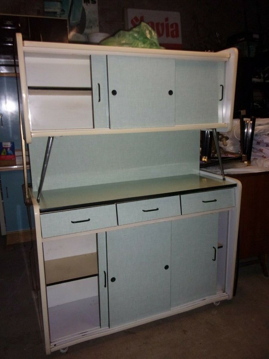 Joli Buffet Vintage Pour Enfants Des Années 60-70 En Formica, Bon état Général