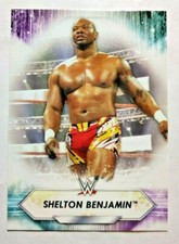 2021 Topps WWE Base Superstar Roster Card #132 Shelton Benjamin wrestling card