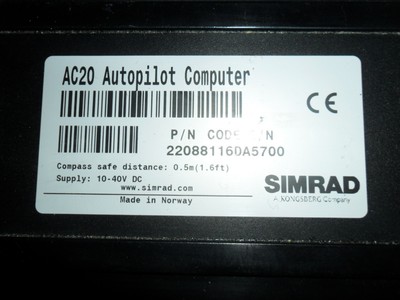 Simrad AC20 Autopilot Computer 10-40 V DC Zentrale Box