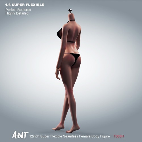 US 1/6 Super Flessibile Corpo Senza Cuciture Rame Pelle Abbronzante per 12" Action Figure Giocattolo - Foto 7 di 9