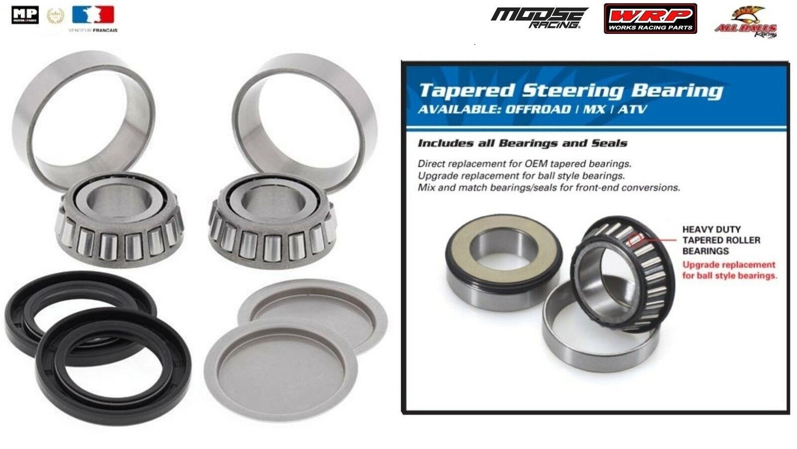 Kit roulements de bras oscillant 28-1056 pour Arctic Cat 300 UTILITY 2WD