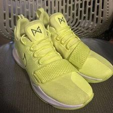 Nike PG 1 Volt Tennis Ball 2017 Volt Green Mens Size 10 Shoes 878627-700 Ex Con