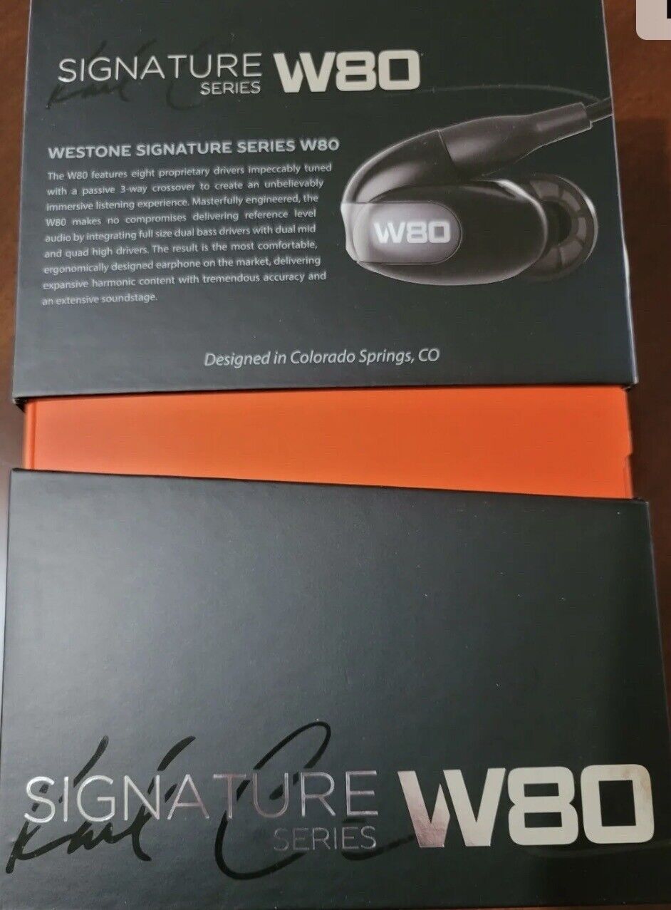 Westone W80 Eight-Driver True-Fit Earphones NEW SEALED