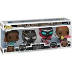 Funko Pop Black Panther Wakanda Forever Figures 4 Pack Set GLOW IN THE DARK