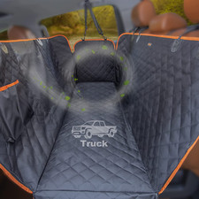 Truck Seat Cover for Dogs Waterproof Dog Back Seat Hammock, X-Large Dog Seat Cov