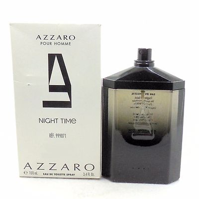 AZZARO NIGHT TIME POUR HOMME EAU DE TOILETTE SPRAY 100 ML/3.4 OZ. (T)