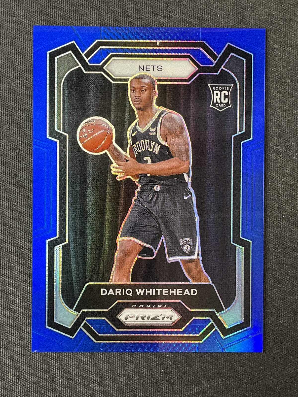 2023-24 Panini Prizm #175 Dariq Whitehead Brooklyn Nets Blue Prizm /199 RC!