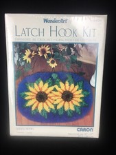 wonder art latch hook kit sunflowers
